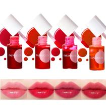 Conjunto de 4 Glosses Labiais à Prova d'Água Bekoeen FAFAMOON Conjunto de 4 Glosses Labiais à Prova d'Água Bekoeen FAFAMOON