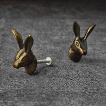 Conjunto de 4 maçanetas Rabbit Drawer Knobs BROOK AND BIRCH Metal Conjunto de 4 maçanetas Rabbit Drawer Knobs BROOK AND BIRCH Metal