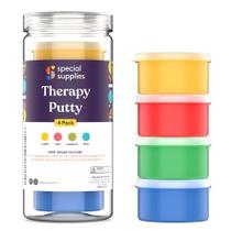Conjunto de 4 Massinhas de Exercício de Resistência Therapy Putty