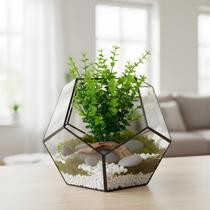 Conjunto de 4 Mini Buquês de Eucalipto Artificial: Enfeites em Vasos e Cachepot Permanentes para DIY