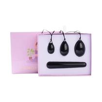 Conjunto De 4 Ovos Yoni De Jade Natural, Exercitador De Kegel, Ferramentas De Massagem Para