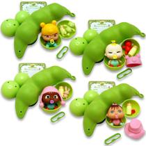 Conjunto de 4 pacotes Toy Nature Bound Pea Pod Babies com acesso.