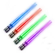 Conjunto de 4 Pares de Hashis Chopsabers Lightsaber Star Wars - Iluminados