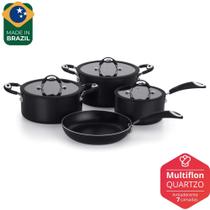 Conjunto de 4 Peças Antiaderente de Alumínio Dom - Multiflon