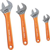 Conjunto de 4 peças com chave ajustável Klein Tools Extra Capacity Conjunto de 4 peças com chave ajustável Klein Tools Extra Capacity