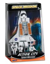 Conjunto de 4 peças da Action City Space Mission Nasa com ônibus espacial