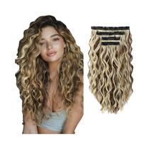 Conjunto De 4 Peças De Extensões De Cabelo Sintético Clip-In De 12 Polegadas, Perucas Curtas Com