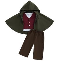 Conjunto de 4 peças de fantasia Canis Medieval Ring Bearer para bebês e meninos Conjunto de 4 peças de fantasia Canis Medieval Ring Bearer para bebês e meninos