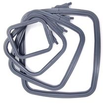 Conjunto de 4 peças de plástico quadrado de antracite Bordado Hoop Nurge Conjunto de 4 peças de plástico quadrado de antracite Bordado Hoop Nurge
