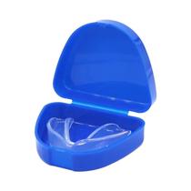 Conjunto De 4 Peças De Protetor Bucal Transparente Anti Ronco Em Silicone, 2 Regulares E 2 Grandes,