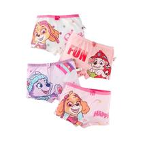 Conjunto De 4 Peças De Roupa Íntima De Algodão Para Meninas Paw Patrol Skye Everest, Presente De