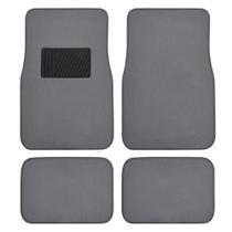 Conjunto de 4 peças de tapetes de carpete BDK Premium Medium Grey para carros