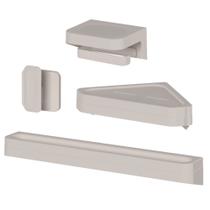 Conjunto de 4 Peças Eleve Bege - Ou