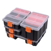 Conjunto de 4 peças para organizadores de hardware e peças Toolbox CASOMAN Conjunto de 4 peças para organizadores de hardware e peças Toolbox CASOMAN