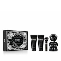 Conjunto de 4 peças Perfume Moschino Toy Boy Eau de Parfum para homens Conjunto de 4 peças Perfume Moschino Toy Boy Eau de Parfum para homens