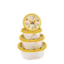 Conjunto de 4 peças plásticas utilidades doméstica bpa free Conjunto de 4 peças plásticas utilidades doméstica bpa free
