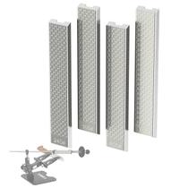 Conjunto de 4 Pedras de Afiação para Facas com Diamante XARILK 23x7x156mm Conjunto de 4 Pedras de Afiação para Facas com Diamante XARILK 23x7x156mm