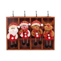 Conjunto De 4 Pequenos Acessórios De Decoração Para Árvore De Natal Para Idosos