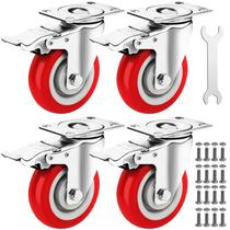 Conjunto de 4 polegadas Caster Wheels Castrek Heavy Duty de 4 polegadas (1000 kg)