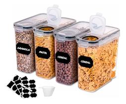 Conjunto De 4 Potes Herméticos Croix Dispenser E Medidor