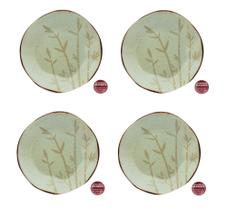 CONJUNTO DE 4 PRATOS FUNDOS 22,5 CM RYO BAMBU Oxford Porcelanas CONJUNTO DE 4 PRATOS FUNDOS 22,5 CM RYO BAMBU Oxford Porcelanas