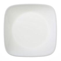 Conjunto de 4 Pratos Quadrados Corelle Pure White 16,5 cm Conjunto de 4 Pratos Quadrados Corelle Pure White 16,5 cm