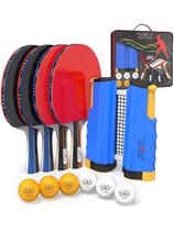 Conjunto de 4 Raquetes de Ping Pong NIBIRU SPORT - Profissional