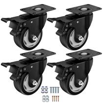 Conjunto de 4 rodas Caster Wheels ASHGOOB com freio pesado de 1200 libras