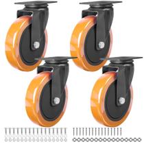 Conjunto de 4 rodas Caster Wheels Finnhomy de 5 polegadas Heavy Duty 1360 kg Conjunto de 4 rodas Caster Wheels Finnhomy de 5 polegadas Heavy Duty 1360 kg