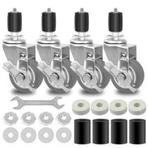 Conjunto de 4 rodas de haste expansível Prep Table Wheels de 3"