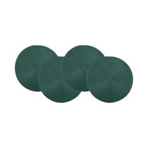 Conjunto De 4 Sousplat Redondos De Natal De 15 Polegadas, Tapetes De Mesa Trançados Antiderrapantes Conjunto De 4 Sousplat Redondos De Natal De 15 Polegadas, Tapetes De Mesa Trançados Antiderrapantes