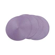 Conjunto De 4 Sousplats Redondos Laváveis E Resistentes Ao Calor De 38cm Em PP Para Decoração De Conjunto De 4 Sousplats Redondos Laváveis E Resistentes Ao Calor De 38cm Em PP Para Decoração De