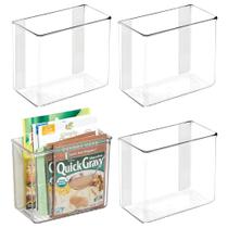 Conjunto de 4 suspensos com adesivo Organizer Bin iDesign, livre de danos