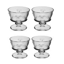 Conjunto de 4 Taças de Sobremesa 240ml Feita em Vidro - Wolff Conjunto de 4 Taças de Sobremesa 240ml Feita em Vidro - Wolff