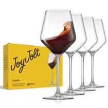 Conjunto de 4 Taças de Vinho Tinto JoyJolt Layla 500ml Conjunto de 4 Taças de Vinho Tinto JoyJolt Layla 500ml