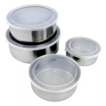 Conjunto de 4 tígleas de inox clink tamanho diferentes Conjunto de 4 tígleas de inox clink tamanho diferentes