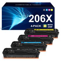 Conjunto de 4 Toners ALLWORK 206X com Chip