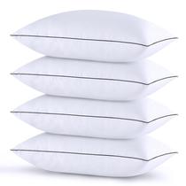 Conjunto de 4 Travesseiros HUXMEYSON Padrão com Enchimento Alternativo de Pluma Conjunto de 4 Travesseiros HUXMEYSON Padrão com Enchimento Alternativo de Pluma