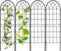 Conjunto de 4 Treliças Rústicas de Ferro 180x51cm LZRS Conjunto de 4 Treliças Rústicas de Ferro 180x51cm LZRS