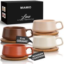 Conjunto de 4 Xícaras de Cerâmica MIAMIO Luxe 325ml Conjunto de 4 Xícaras de Cerâmica MIAMIO Luxe 325ml