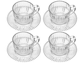 Conjunto de 4 Xícaras de Chá de Cristal Imperatriz 220ml - Wolff