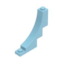 Conjunto De 41 Peças De Blocos De Construção Curvados Reversos Compatíveis Com Blocos Moc Acessórios