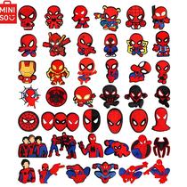 Conjunto De 42 Pingentes De PVC Do Homem-Aranha Para Crocs, Bolsas, Chinelos Bolha, Sandálias E