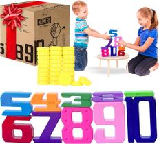 Conjunto de 44 peças Toy Skoolzy Number Blocks & Counting Coins com mais de 18 milhões