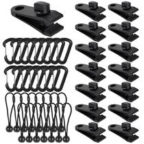 Conjunto de 45 peças de clipes de lona BAOXIALIKEMAO Heavy Duty Lock Grip Conjunto de 45 peças de clipes de lona BAOXIALIKEMAO Heavy Duty Lock Grip