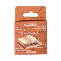 Conjunto De 46 Adesivos Retro Em Caixa Para Scrapbooking, Diário, Planejador E Material De