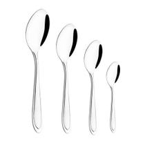 Conjunto De 48 Colheres Mesa Sobremesa Chá Café - América Conjunto De 48 Colheres Mesa Sobremesa Chá Café - América