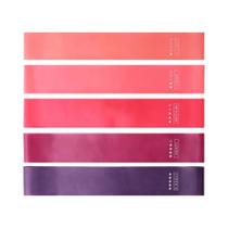 Conjunto De 5 Bandas De Resistência Para Yoga Pilates Fitness Academia Em Casa Treino Bandas