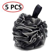 Conjunto de 5 Bolas de Bambu para Banho - Limpeza Profunda