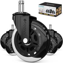Conjunto de 5 cadeiras de escritório Casters TICONN Universal Fit 7/16x7/8" Conjunto de 5 cadeiras de escritório Casters TICONN Universal Fit 7/16x7/8"